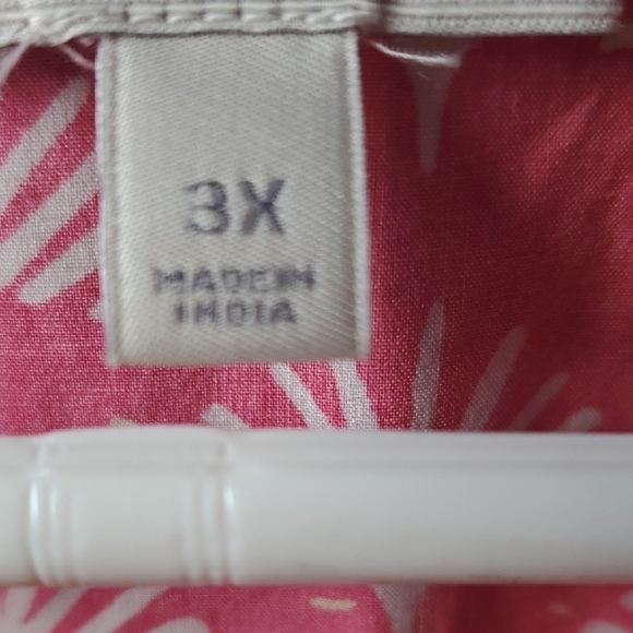 Talbots Pink With Lace Trim Tunic - Picture 3 of 9